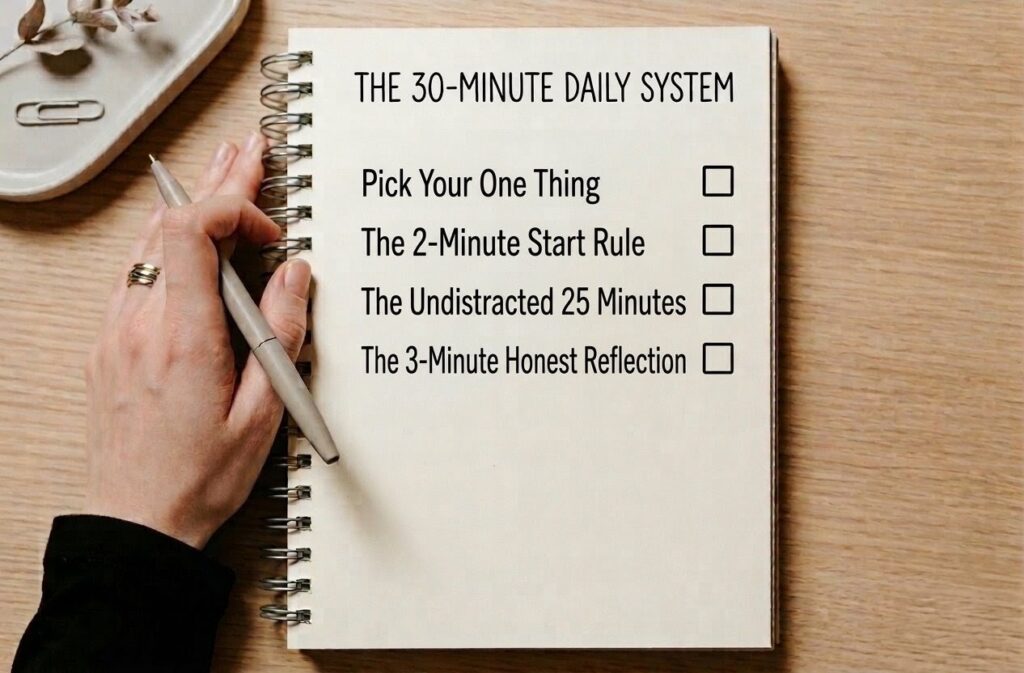 starting your 30 minute daily habit today